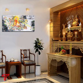 Tranh phật giáo treo phòng thờ